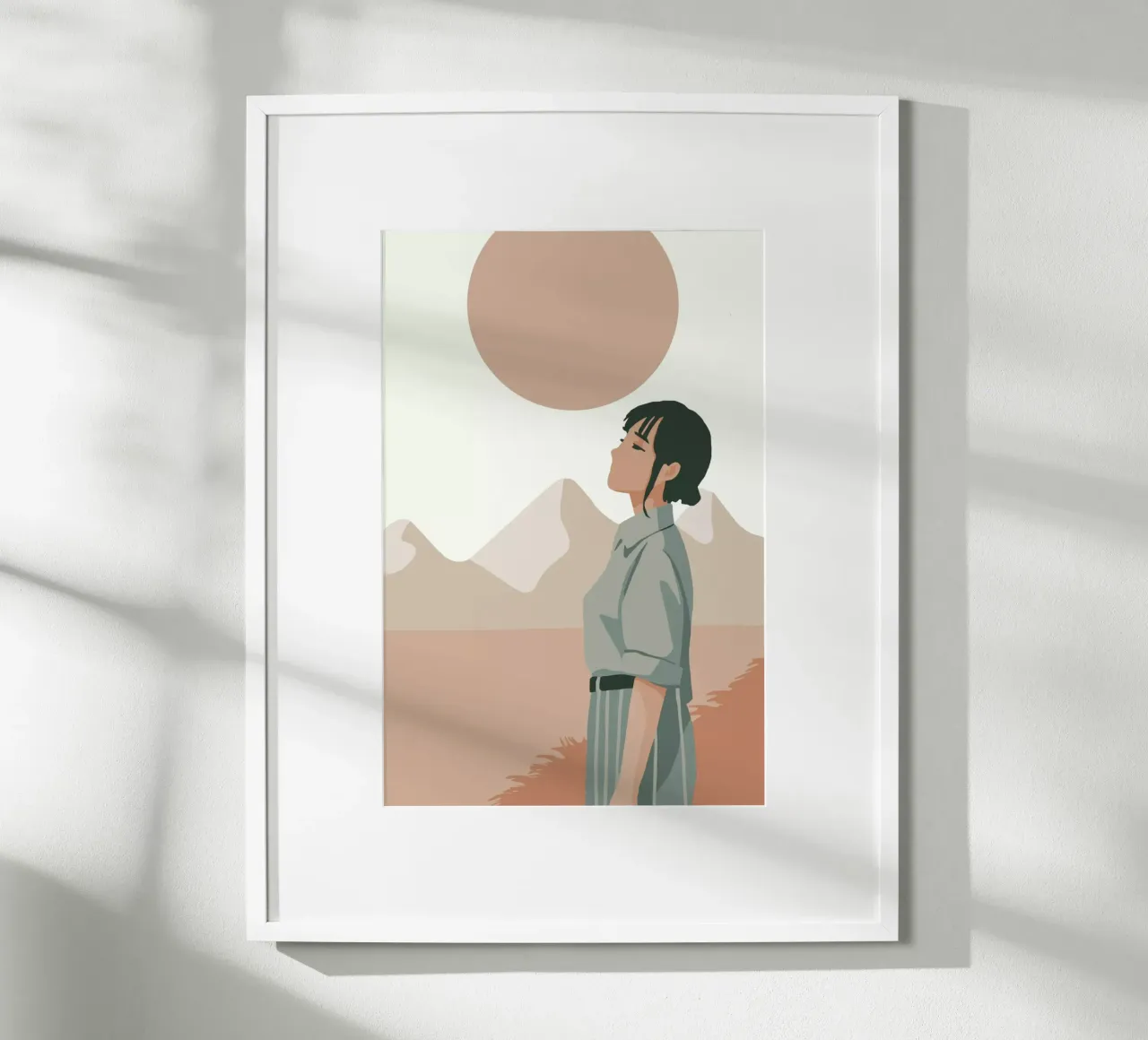 Horizon's Promise poster with aluminum frame by Soleil Basque