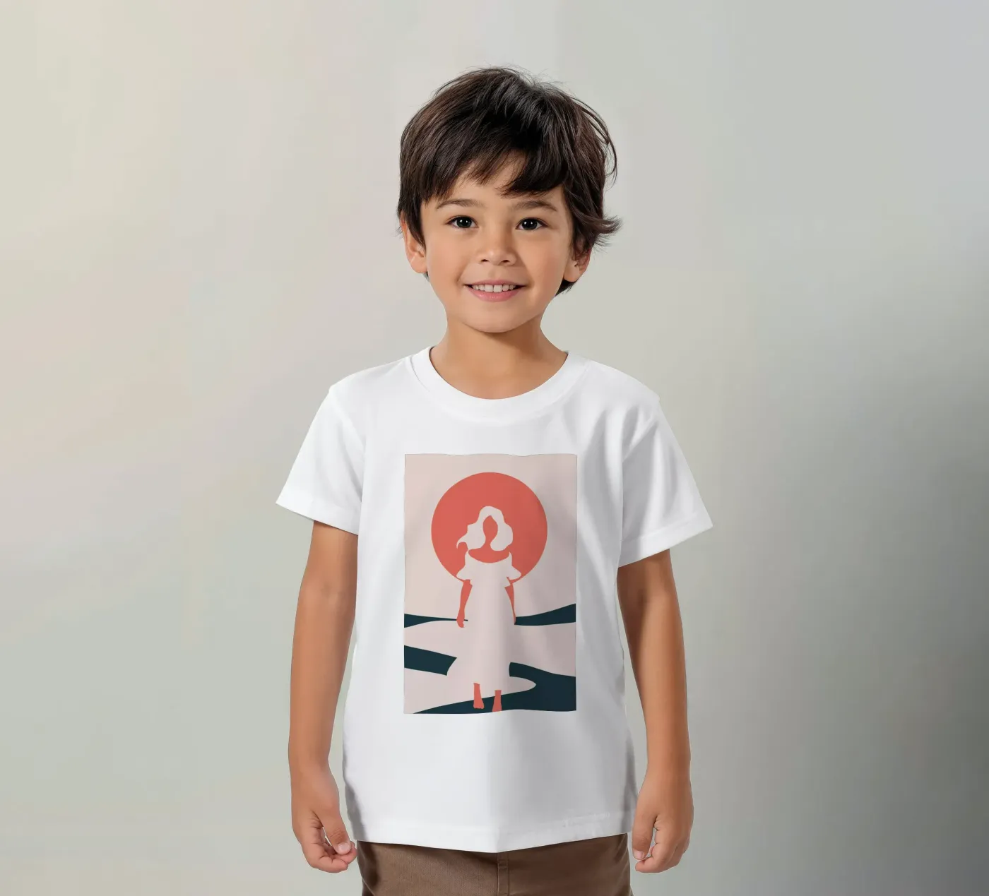 Chasing Daylight kinder t-shirt van Soleil Basque