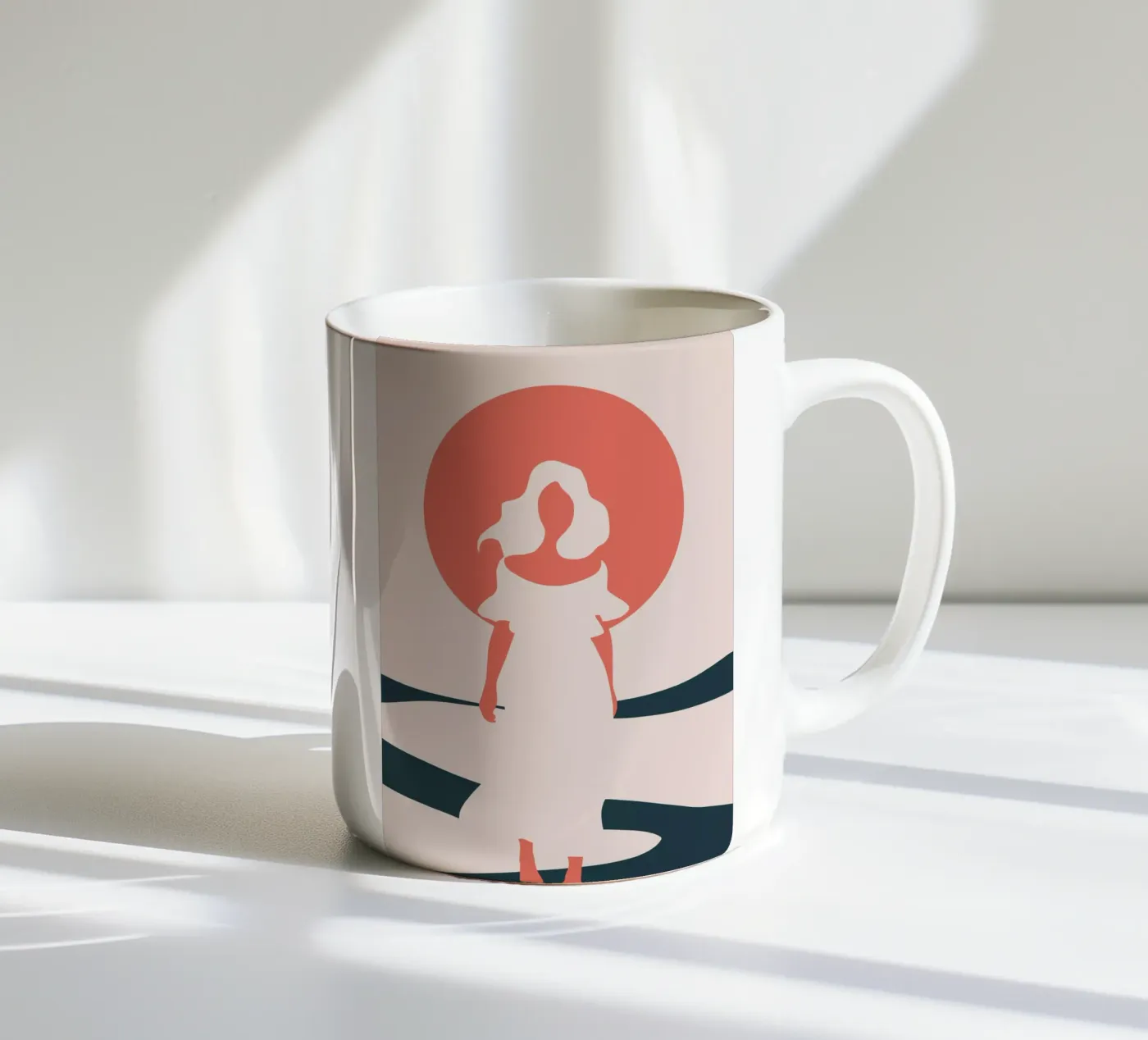 Chasing Daylight ceramic mug by Soleil Basque