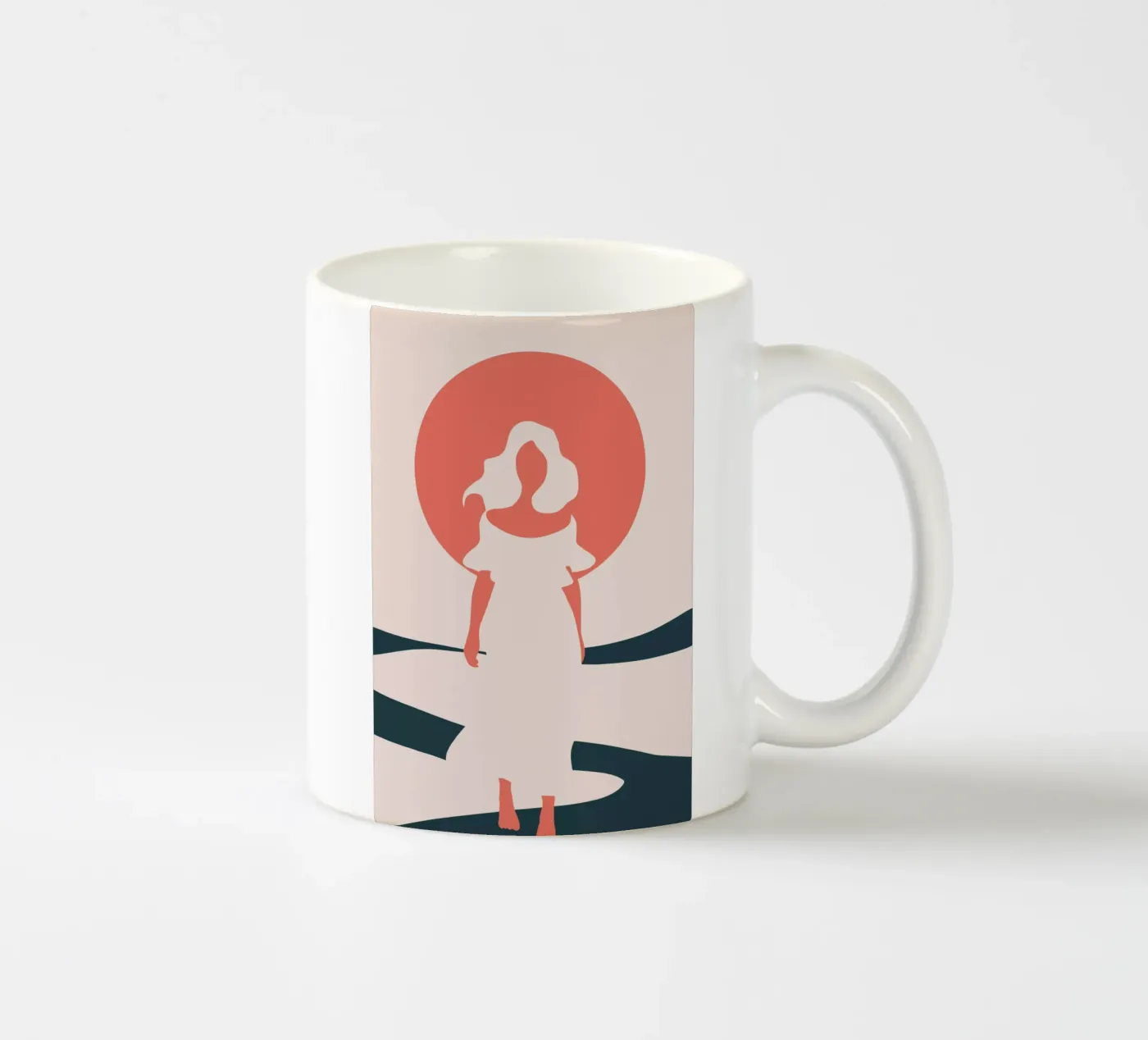 Chasing Daylight ceramic mug by Soleil Basque