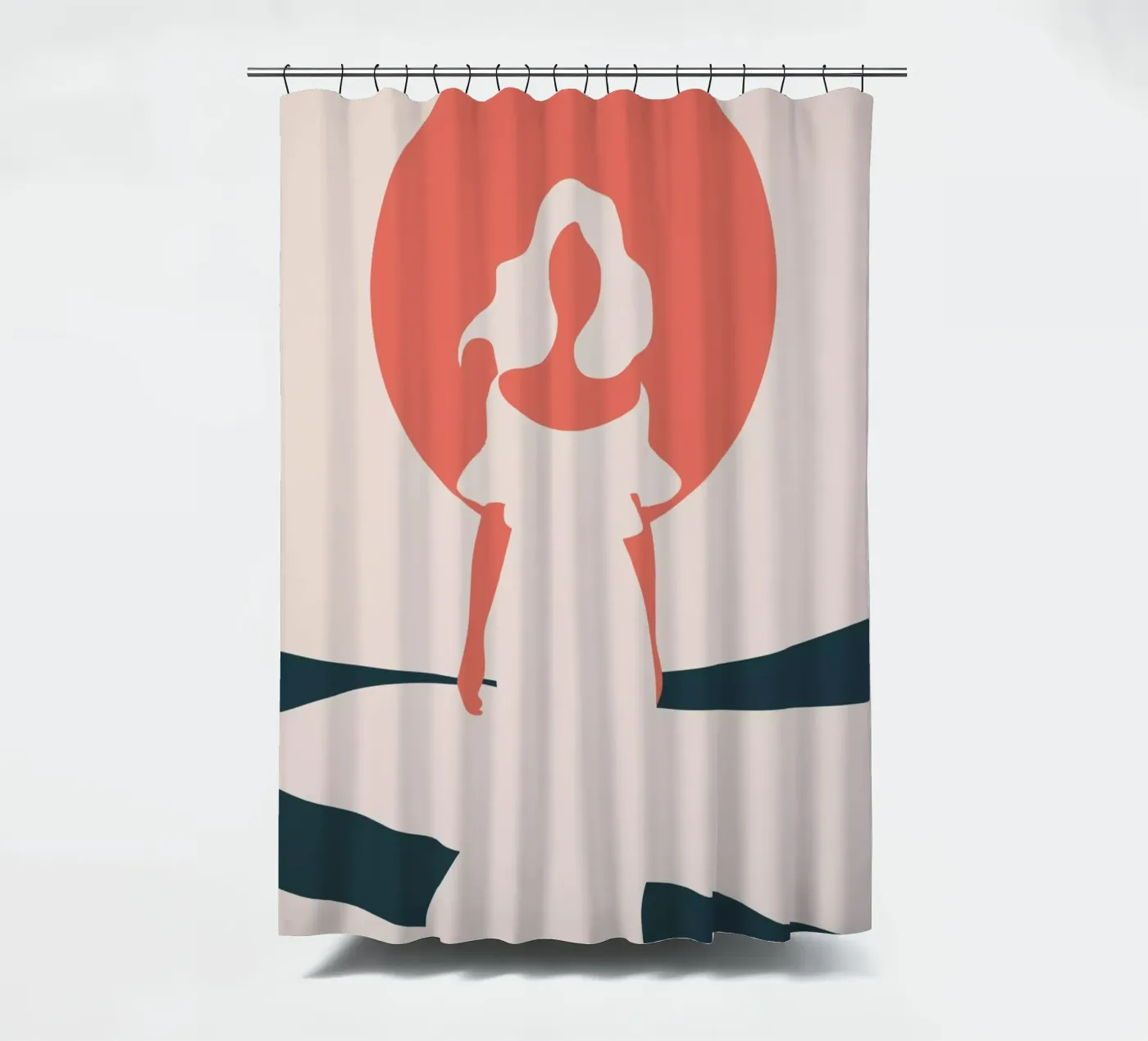 Chasing Daylight Duschvorhang von Soleil Basque