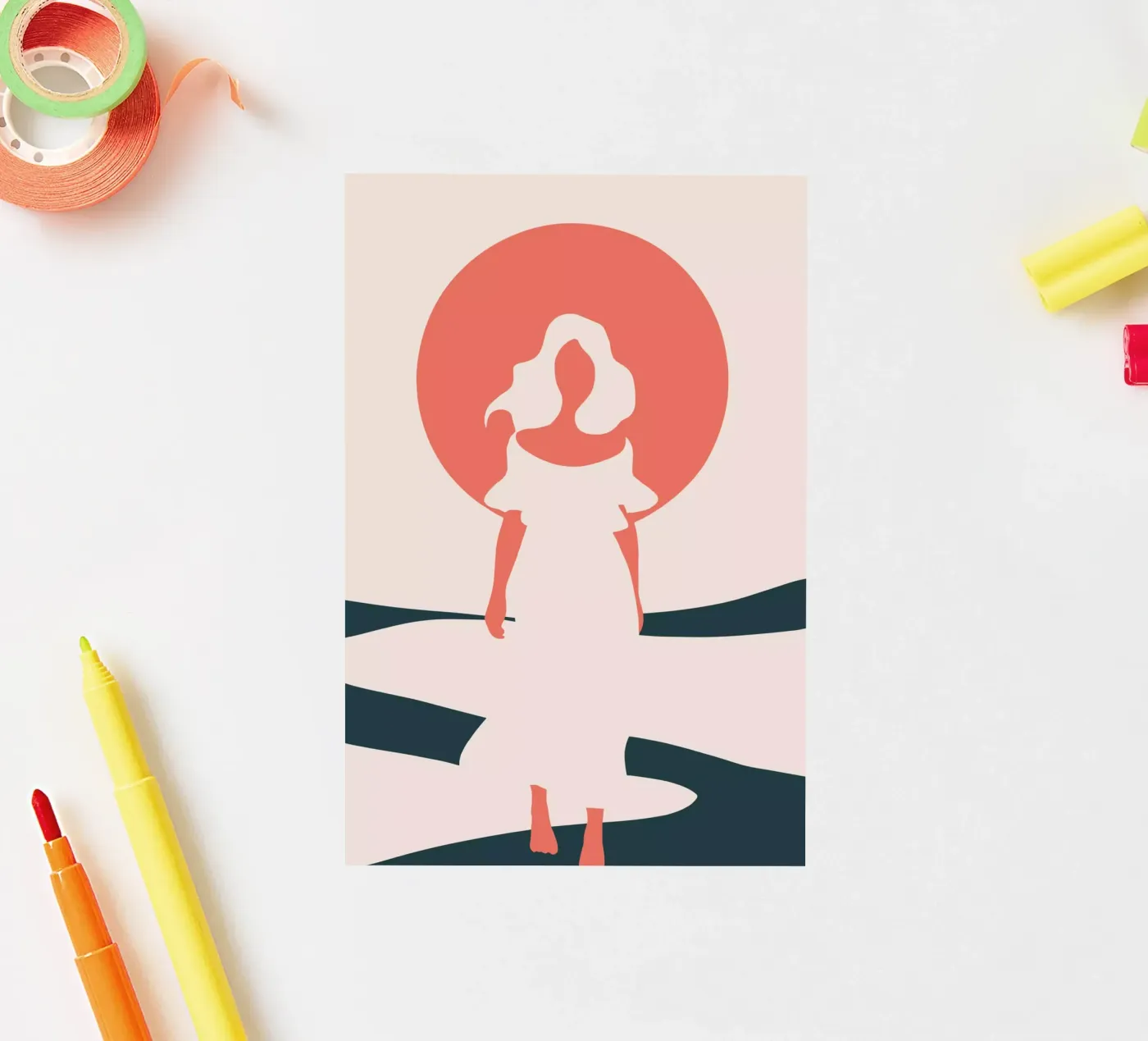 Chasing Daylight sticker van Soleil Basque