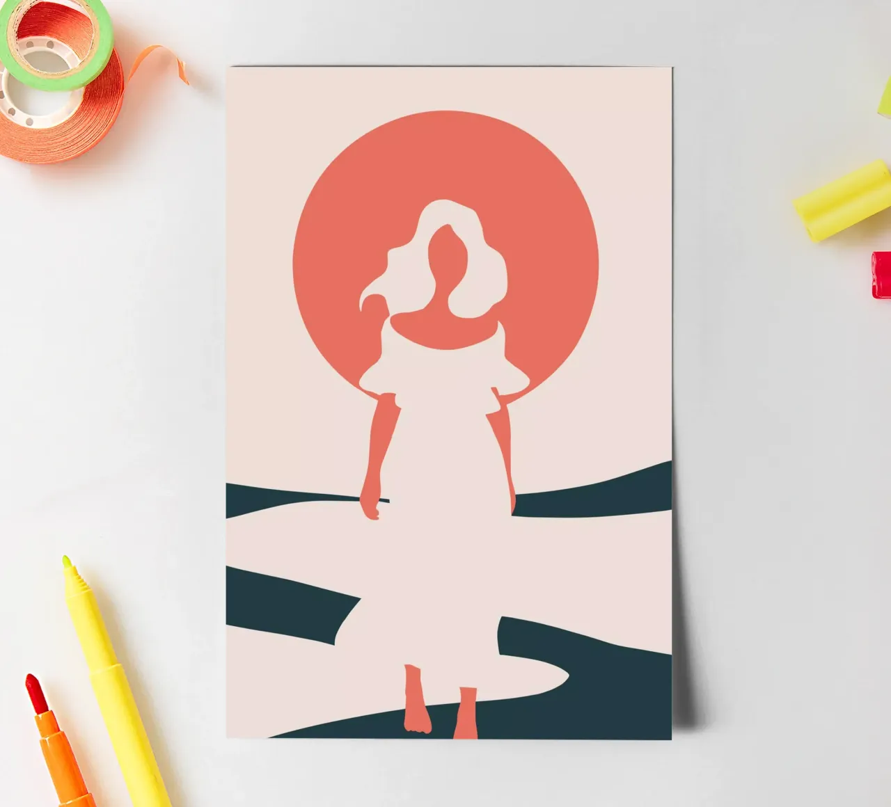 Chasing Daylight stickervel van Soleil Basque