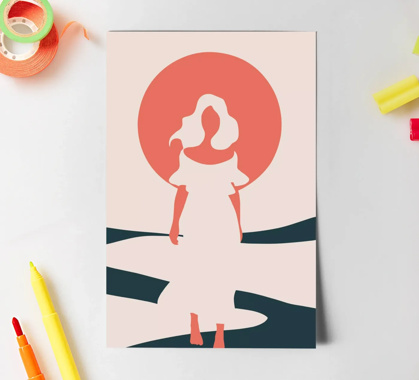 Chasing Daylight sticker sheet by Soleil Basque