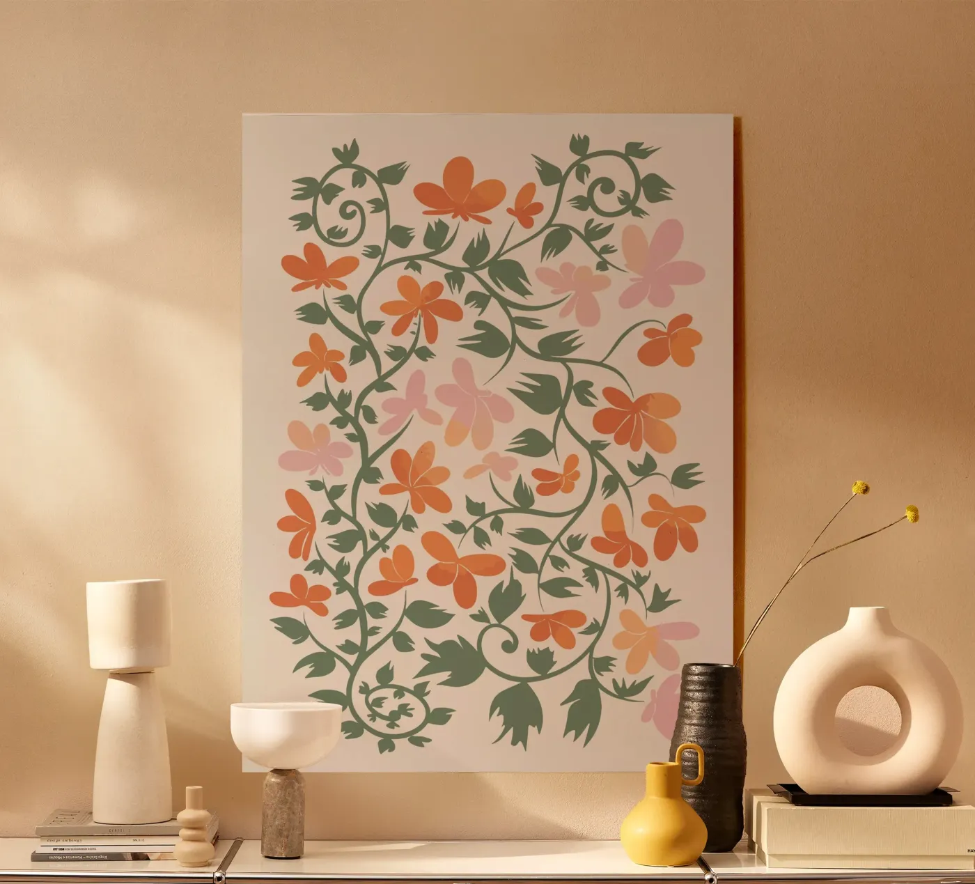 Summer Flowers plexiglas de Artsy Bessy