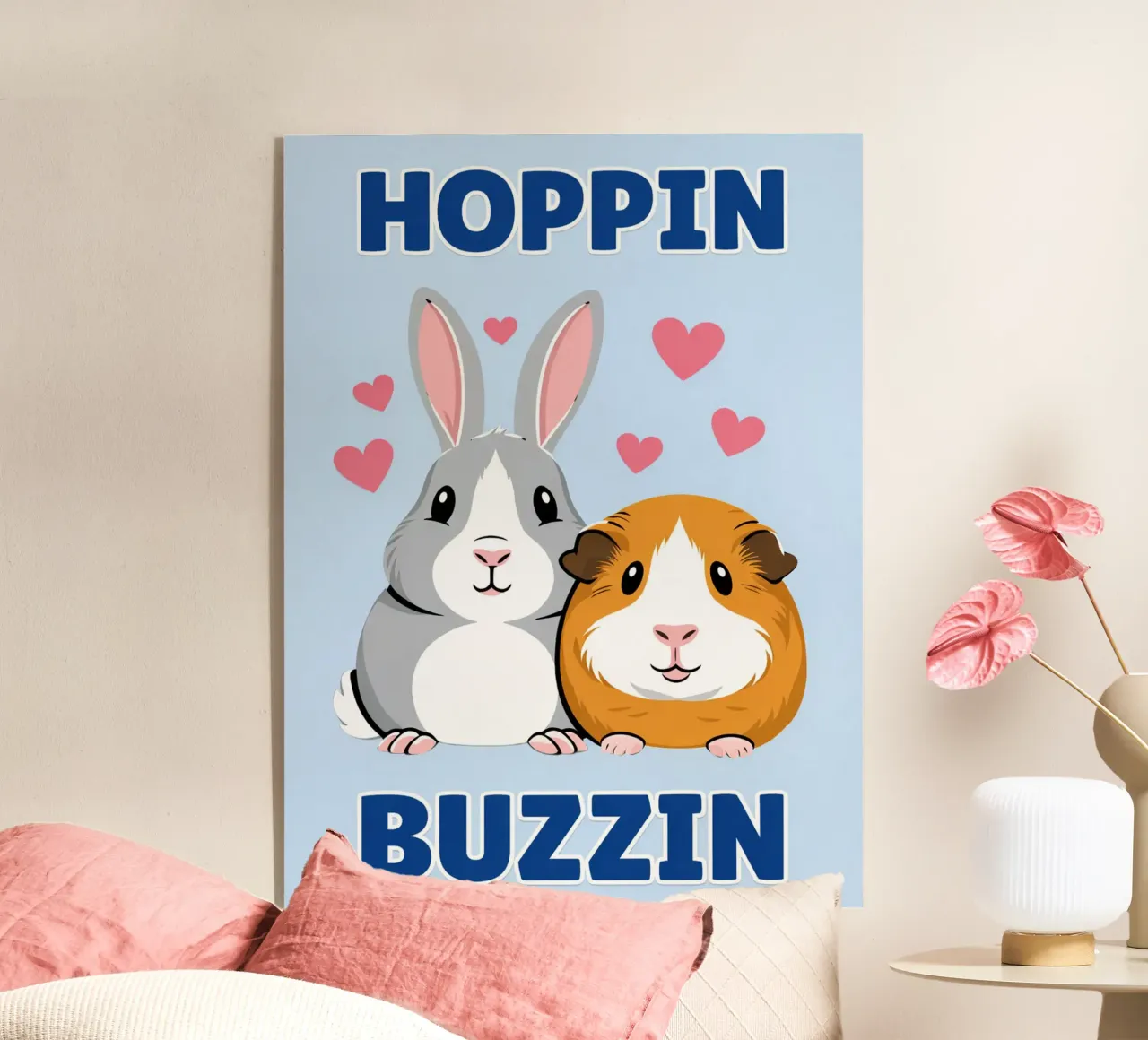 hoppin buzzin Acryl-Glas von Faiza