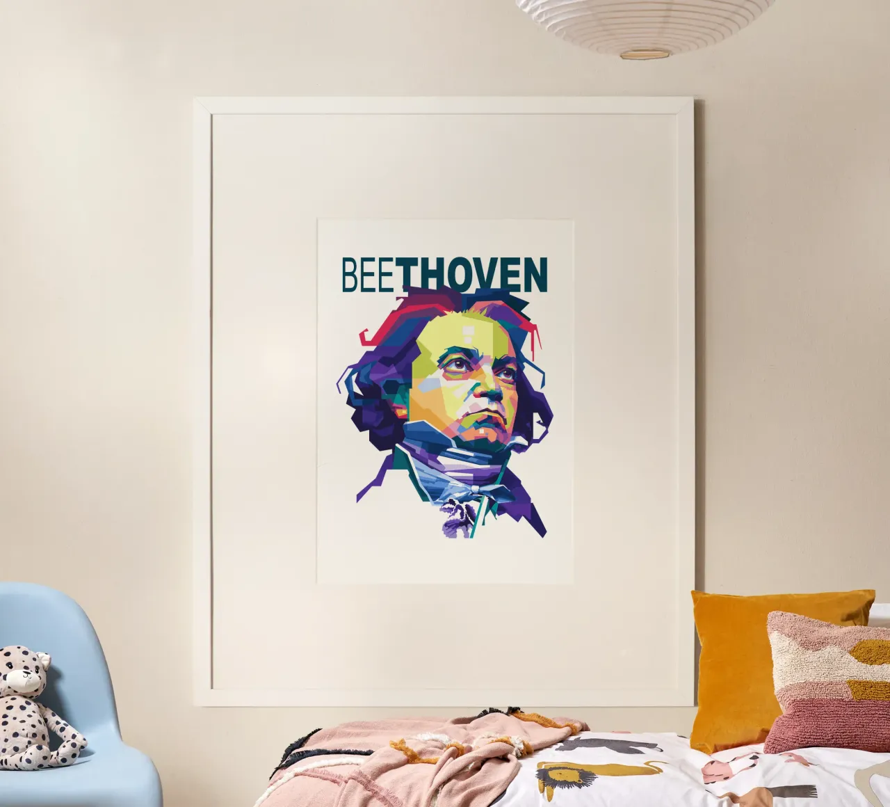 Beethoven WPAP poster da Alkahfsmart