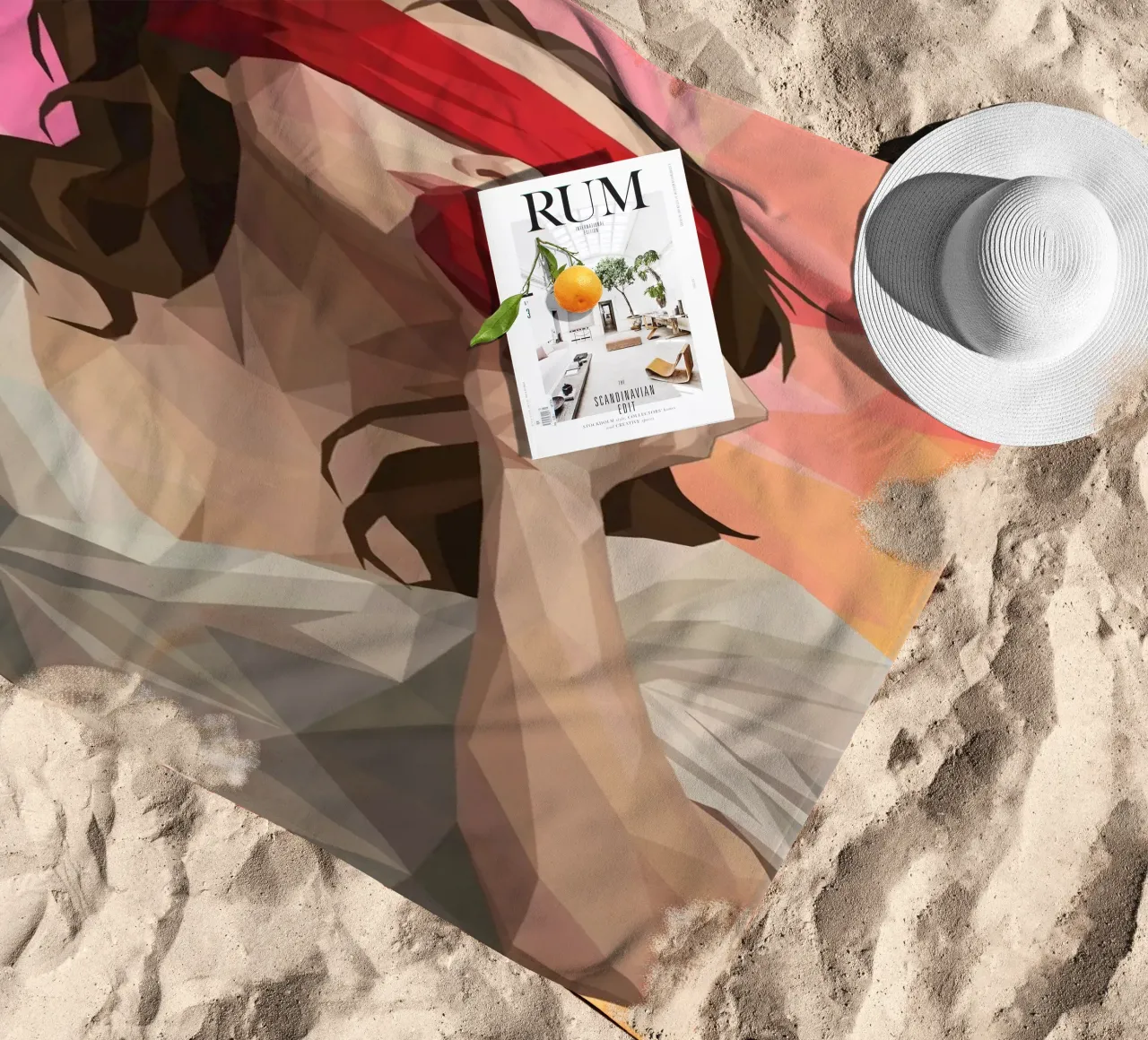 Fede cieca telo mare da Self-expression