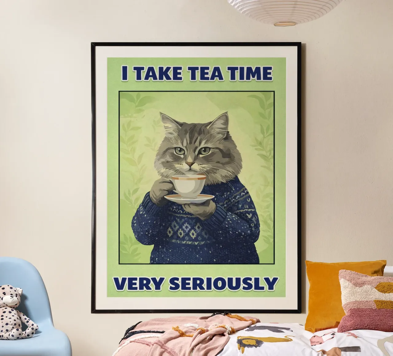 i take tea time poster da Faiza