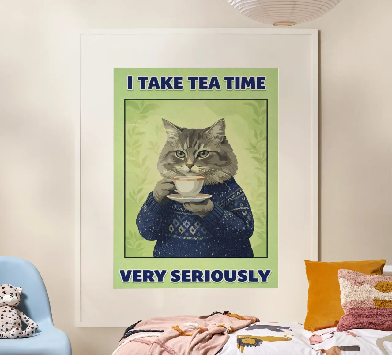 i take tea time poster da Faiza