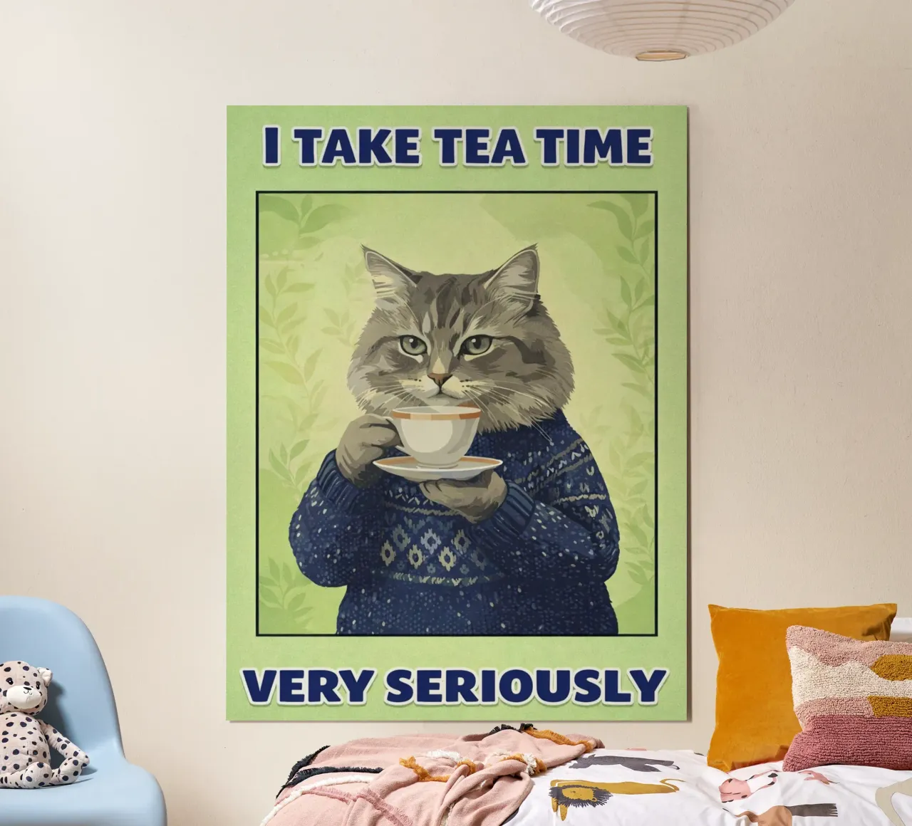 i take tea time poster da Faiza