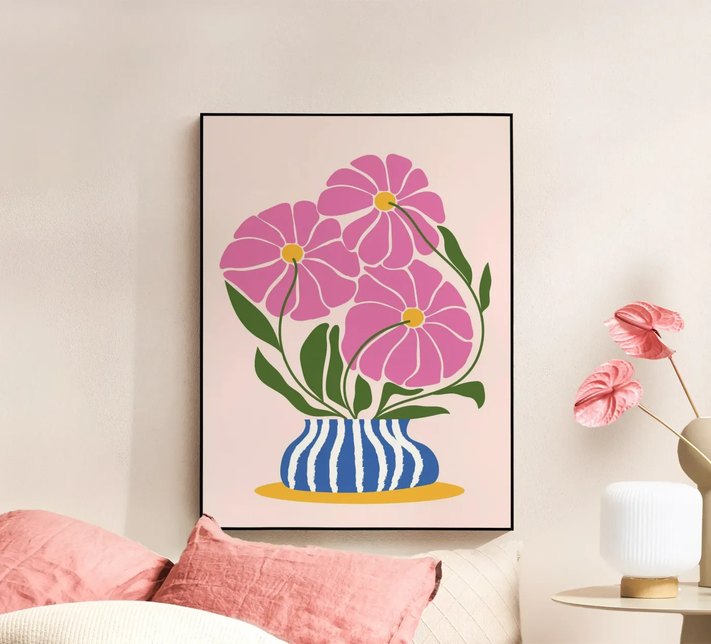 Flower Vase plexiglas de Artsy Bessy