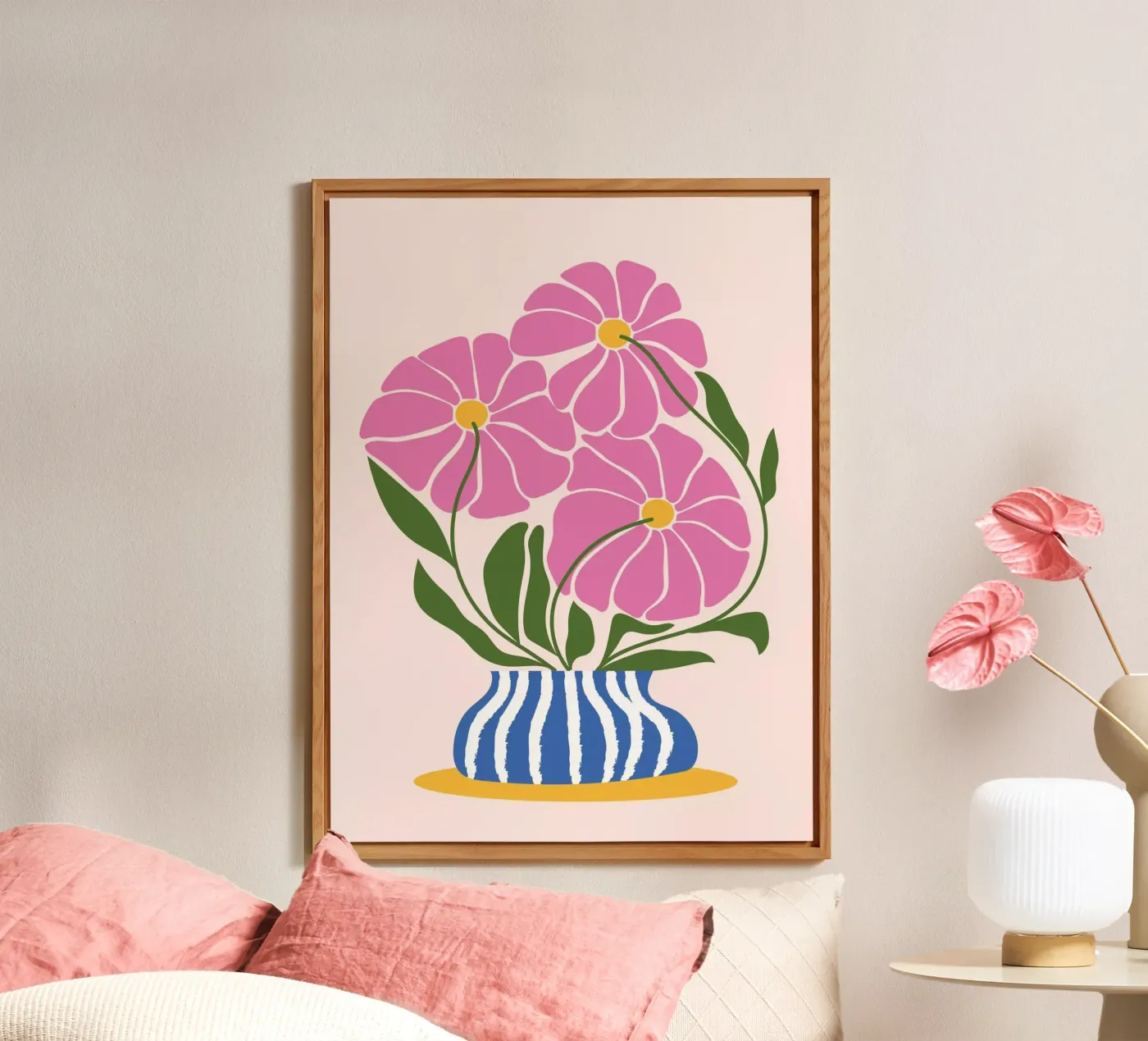 Flower Vase pannello forex da Artsy Bessy