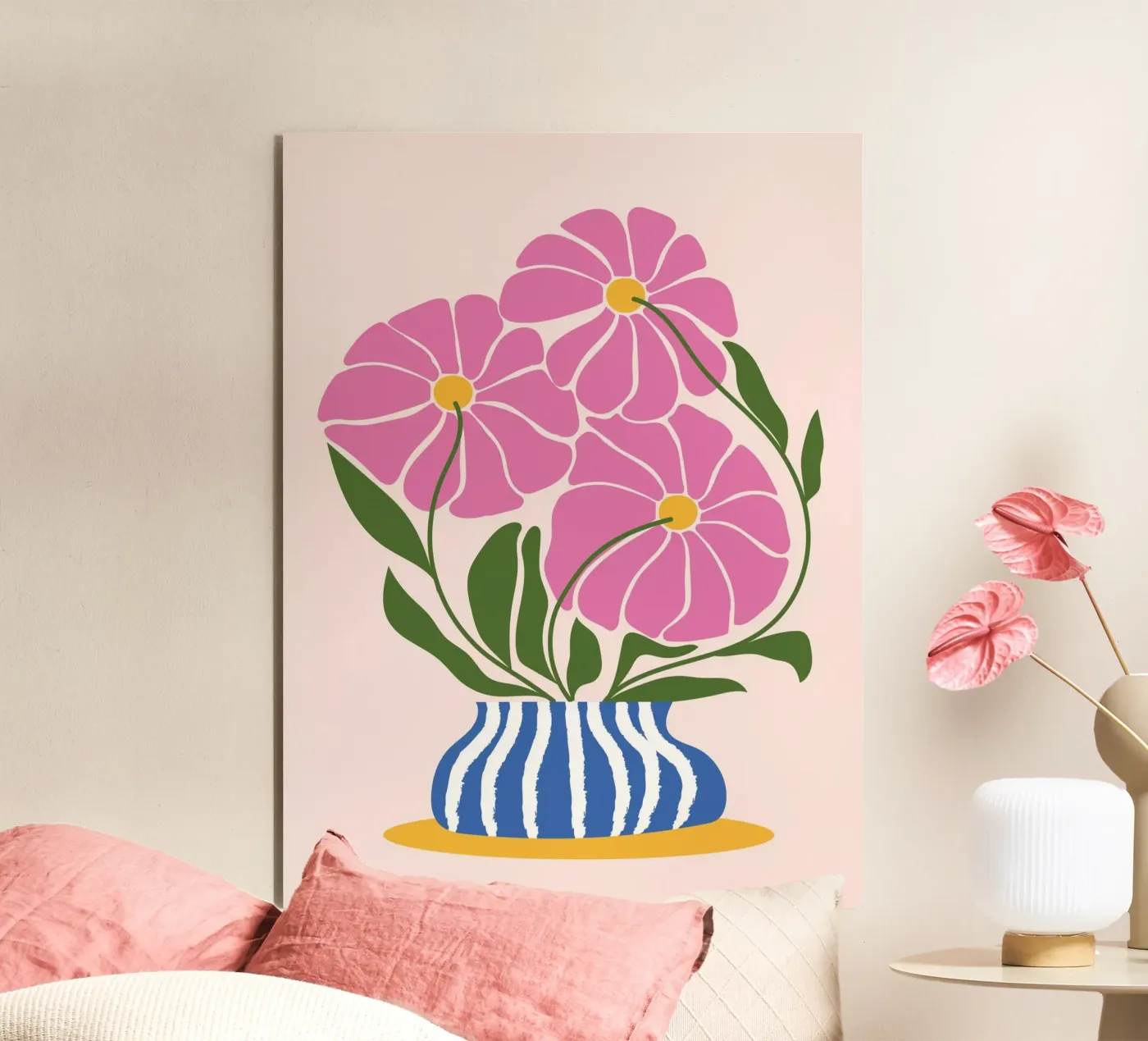 Flower Vase pannello forex da Artsy Bessy
