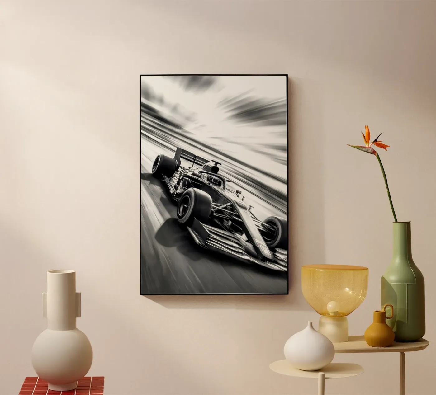 Formula 1 Shadow Racer acryl van Hitspost