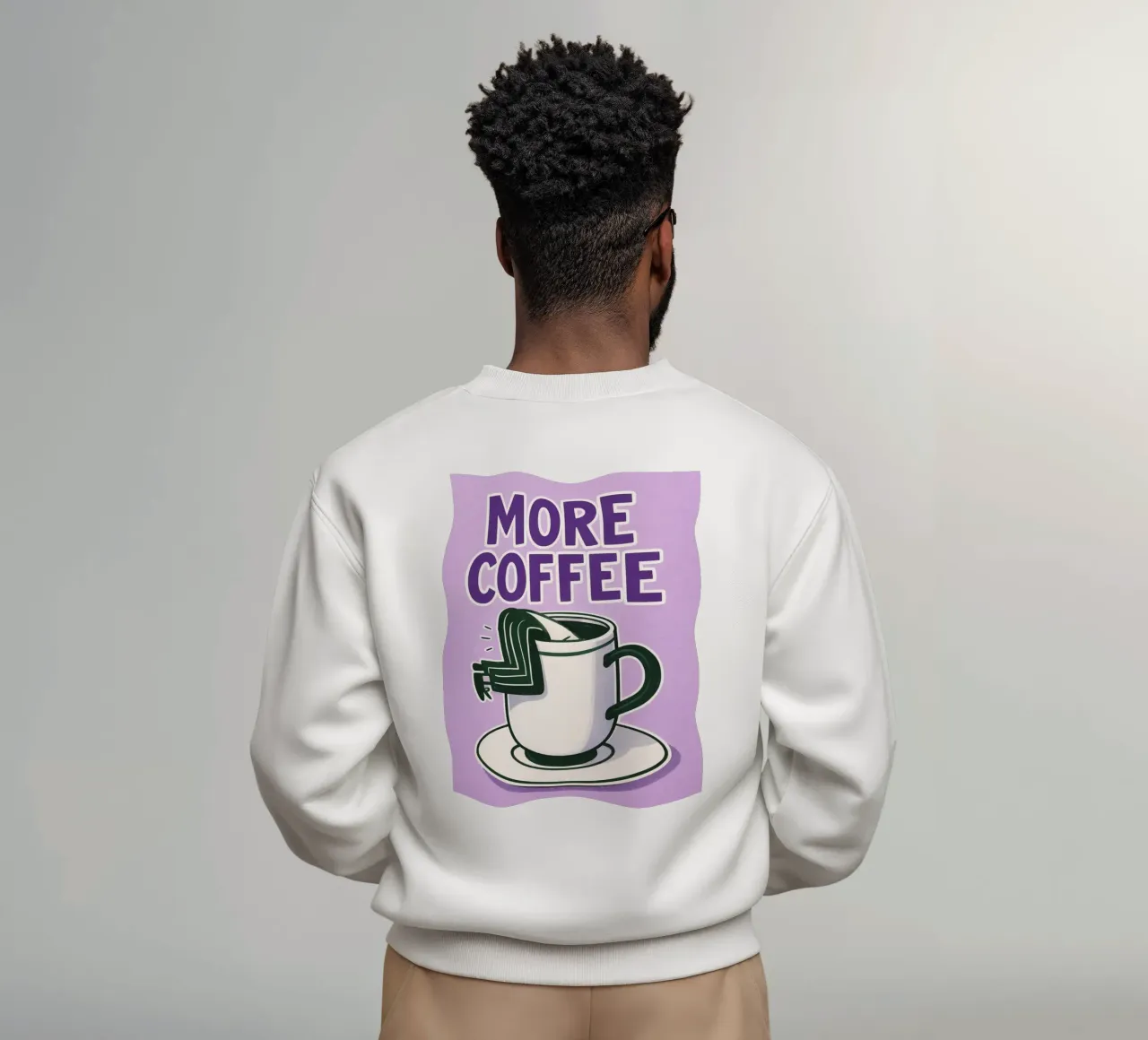 more coffee felpa da Faiza