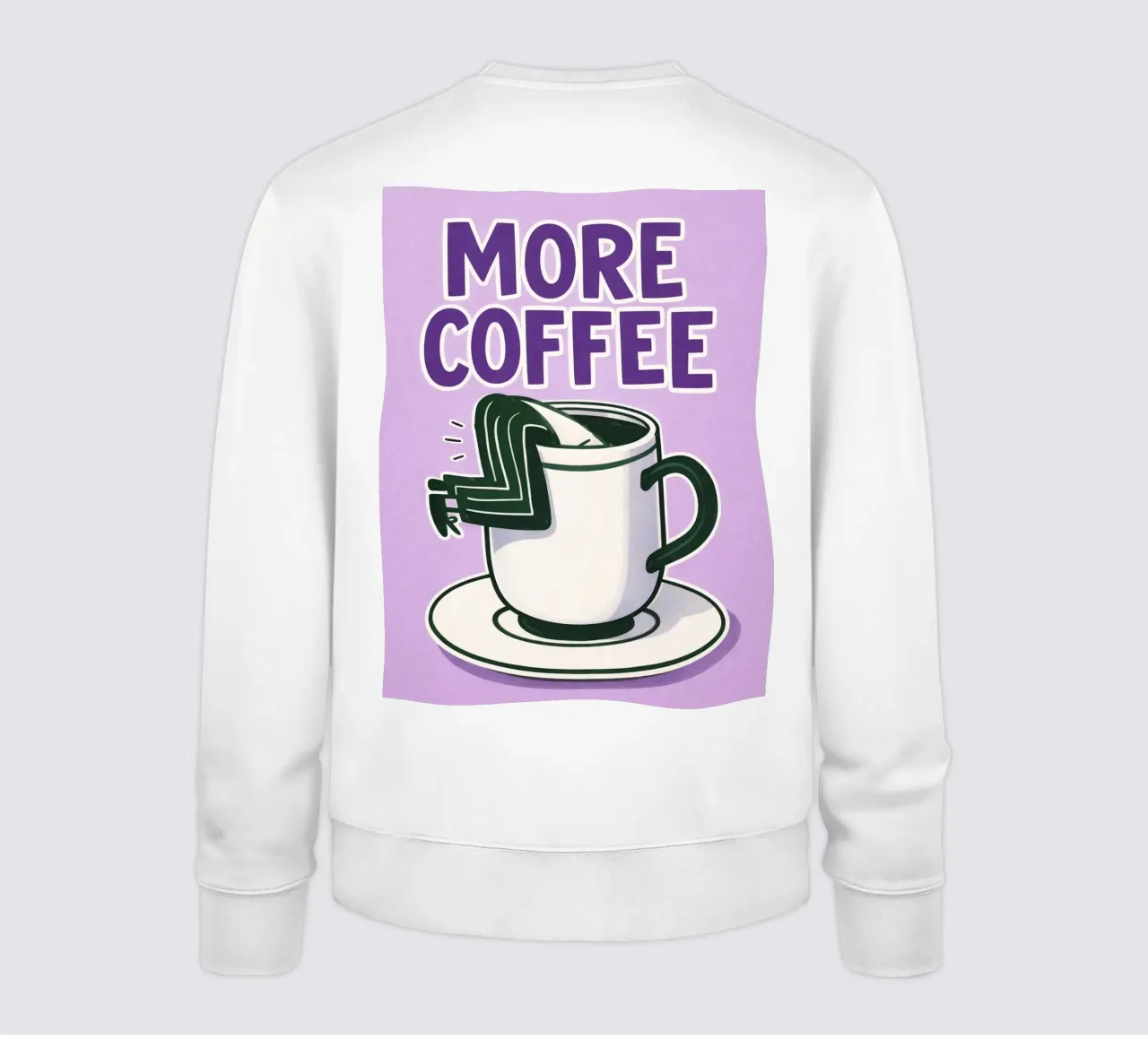 more coffee felpa da Faiza