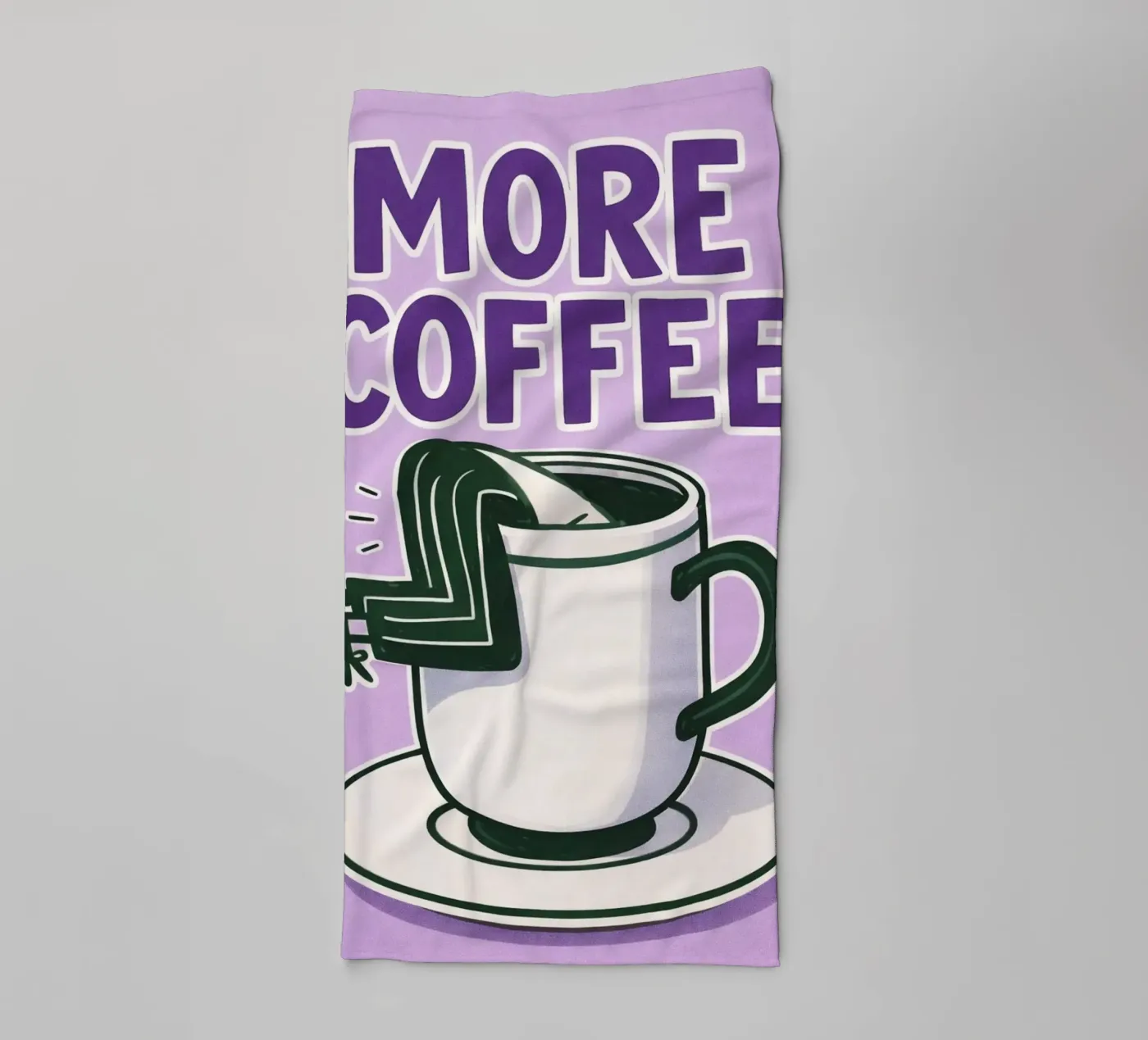 plus de café serviette de bain de Faiza
