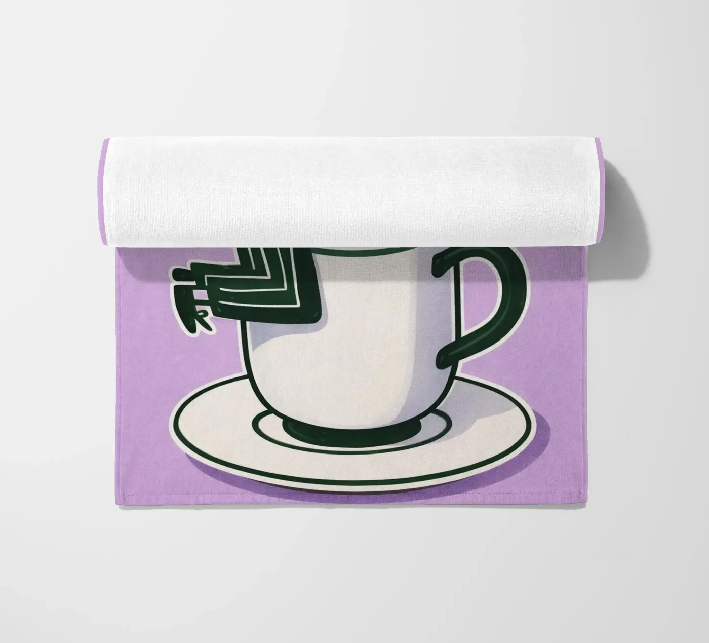 mehr Kaffee Strandtuch von Faiza