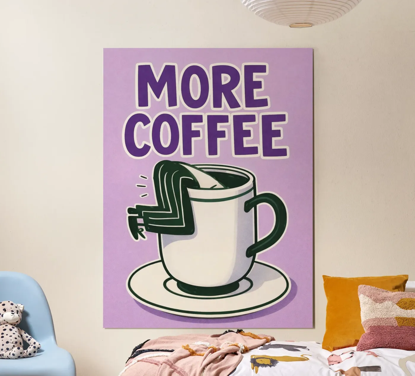 more coffee poster de Faiza