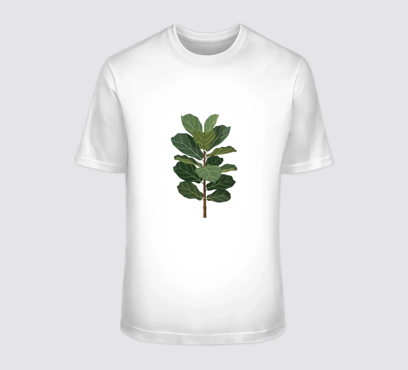 Fiddle Leaf Fig Tree t-shirt da Minimalist vector art
