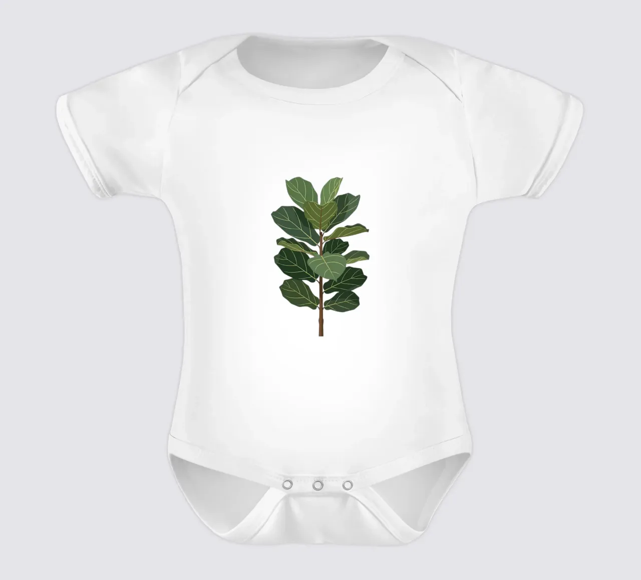 Ficus lyre body bébé de Minimalist vector art
