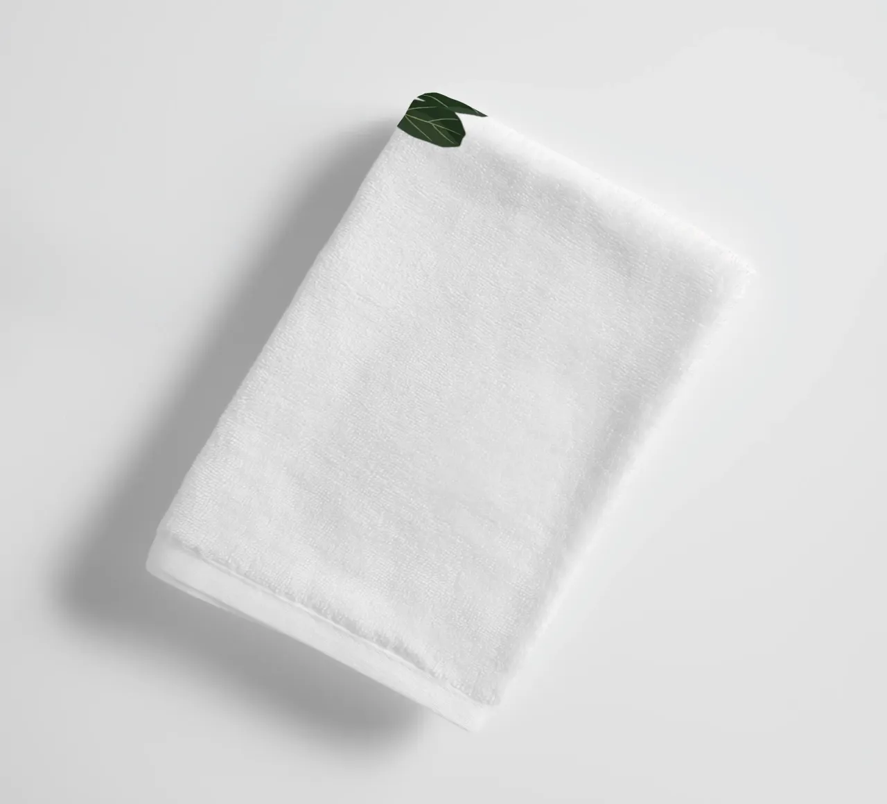 Fiddle Leaf Fig Tree towel by Minimalist vector art