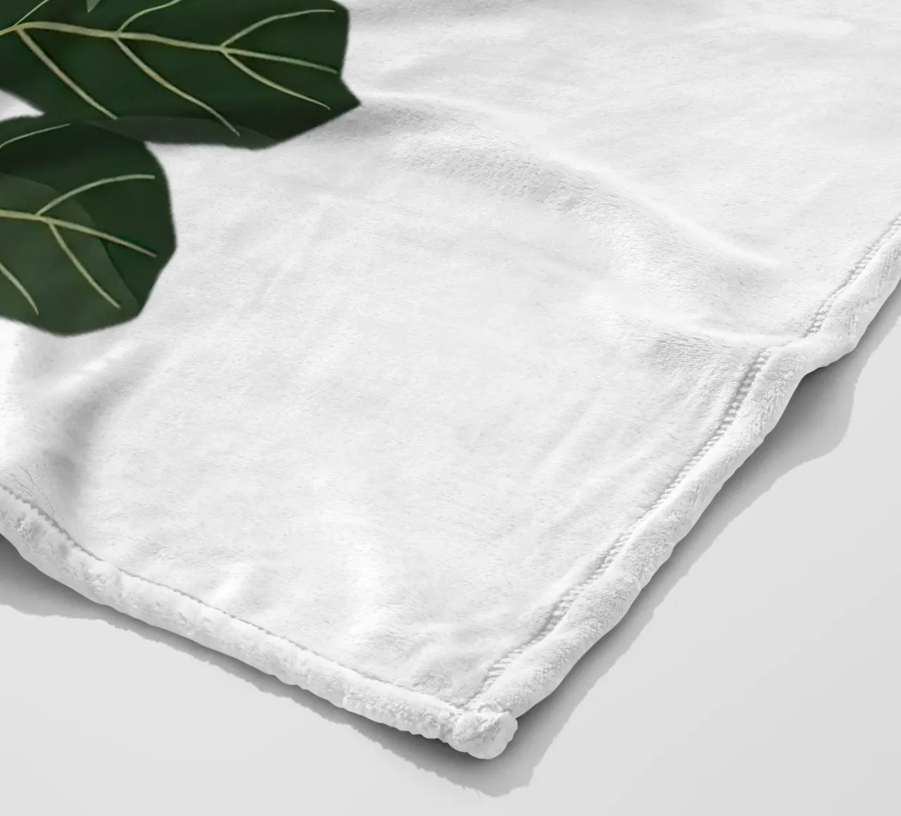 Fiddle Leaf Fig Tree fleece blanket by Minimalist vector art