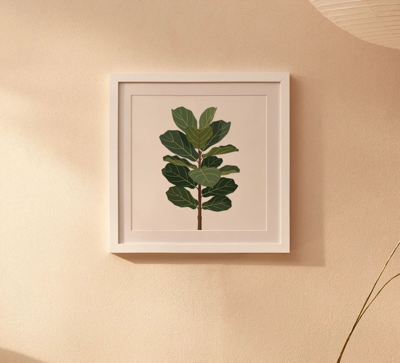Fiddle Leaf Fig Tree poster van Minimalist vector art