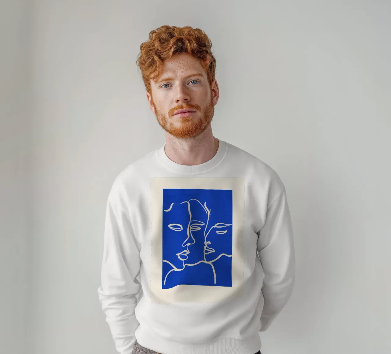 Three Faces sweatshirt by ThingDesign