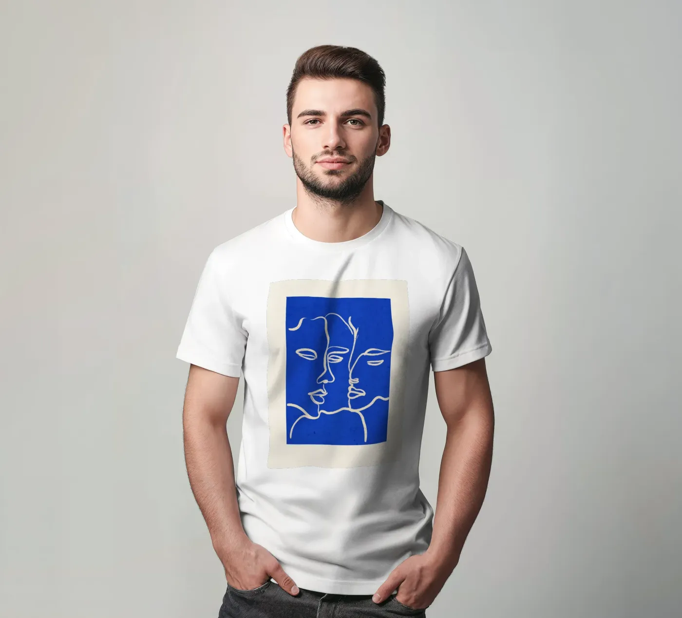 Three Faces t-shirt da ThingDesign