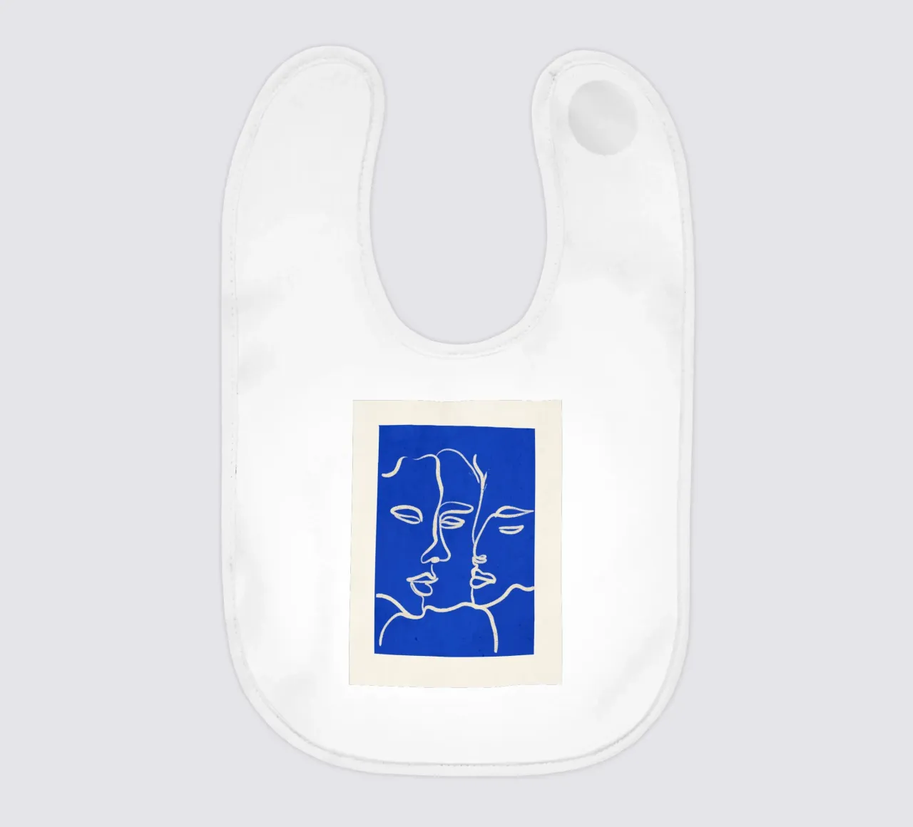 Three Faces baby bib by ThingDesign