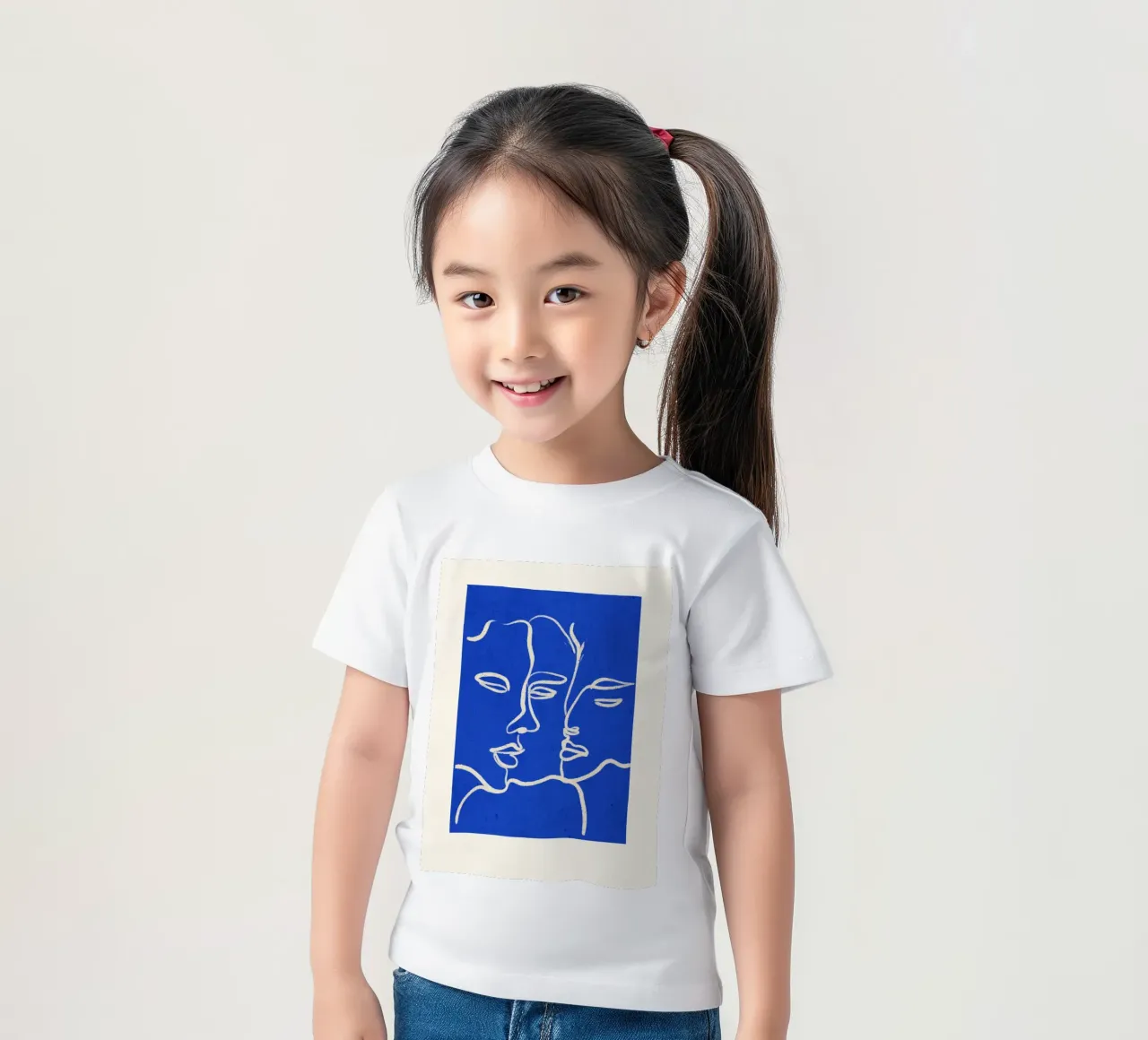 Tre volti t-shirt bambini da ThingDesign