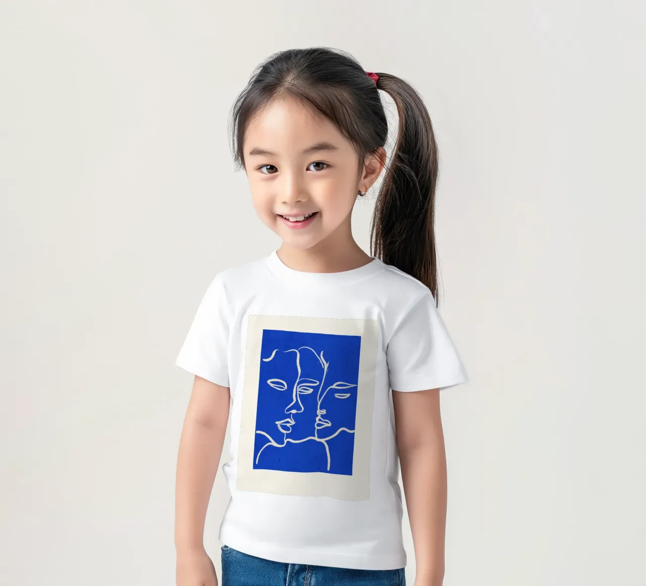 Tre volti t-shirt bambini da ThingDesign