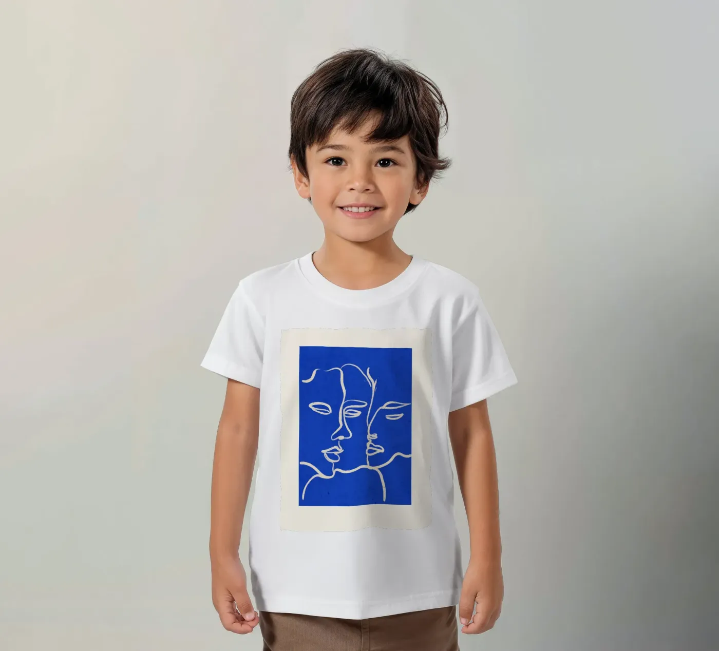 Tre volti t-shirt bambini da ThingDesign