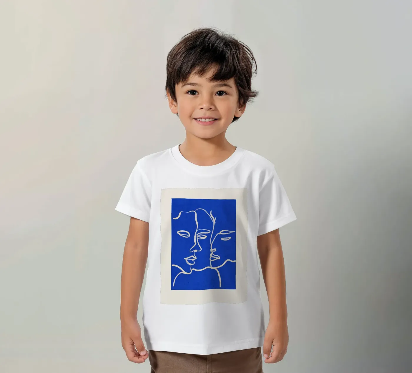 Tre volti t-shirt bambini da ThingDesign