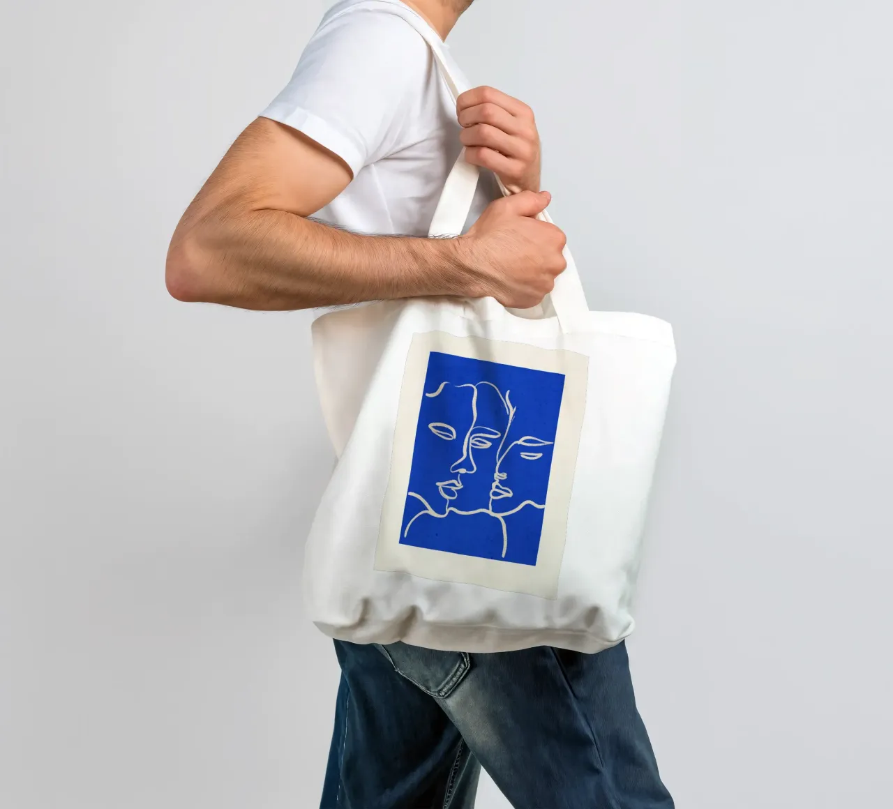 Three Faces tote bag by ThingDesign
