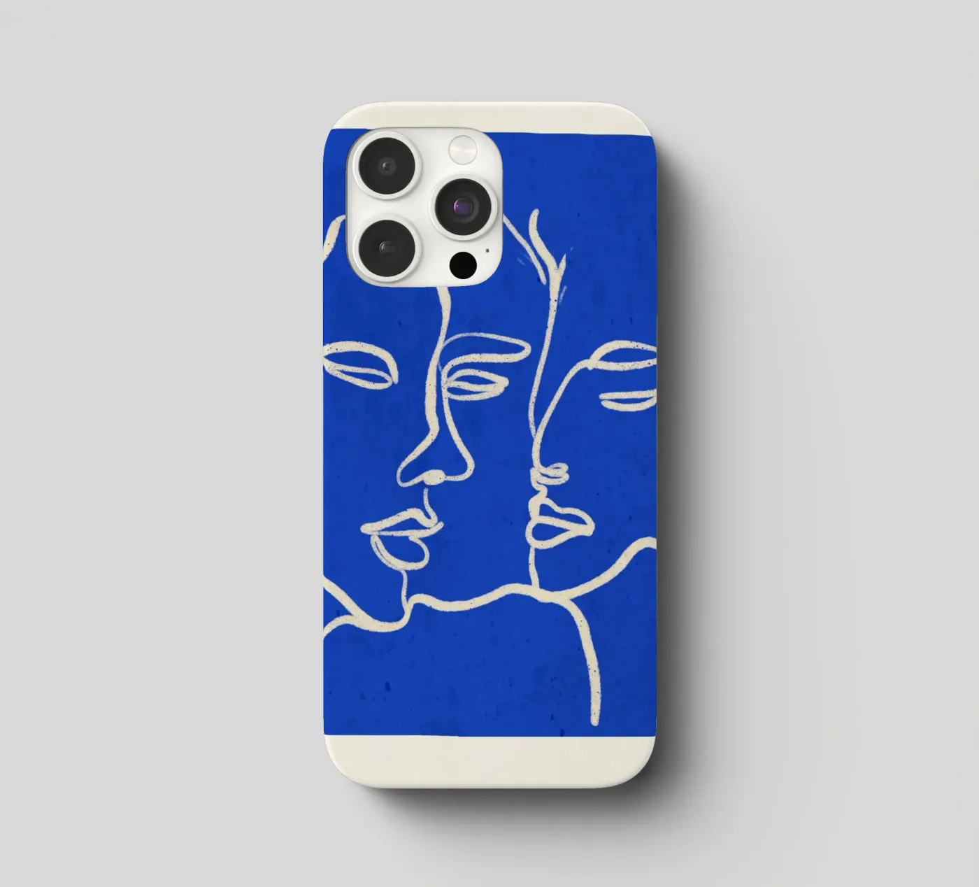 Three Faces iphone case by ThingDesign