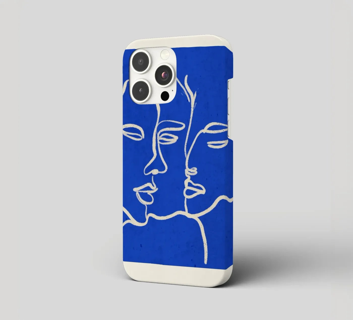 Three Faces iphone case by ThingDesign