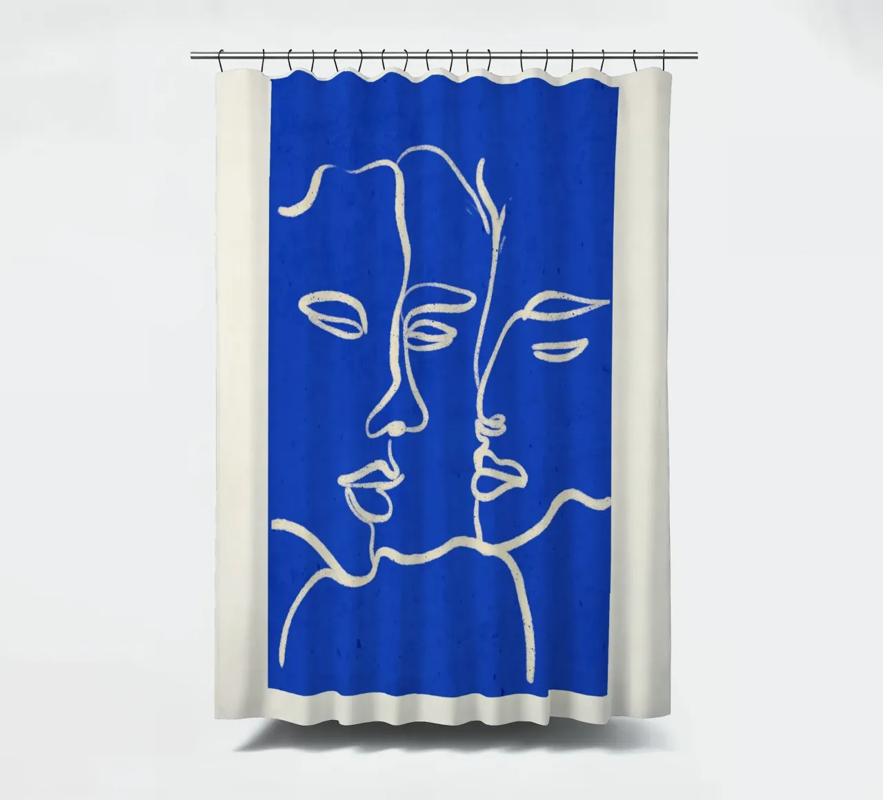 Three Faces Duschvorhang von ThingDesign