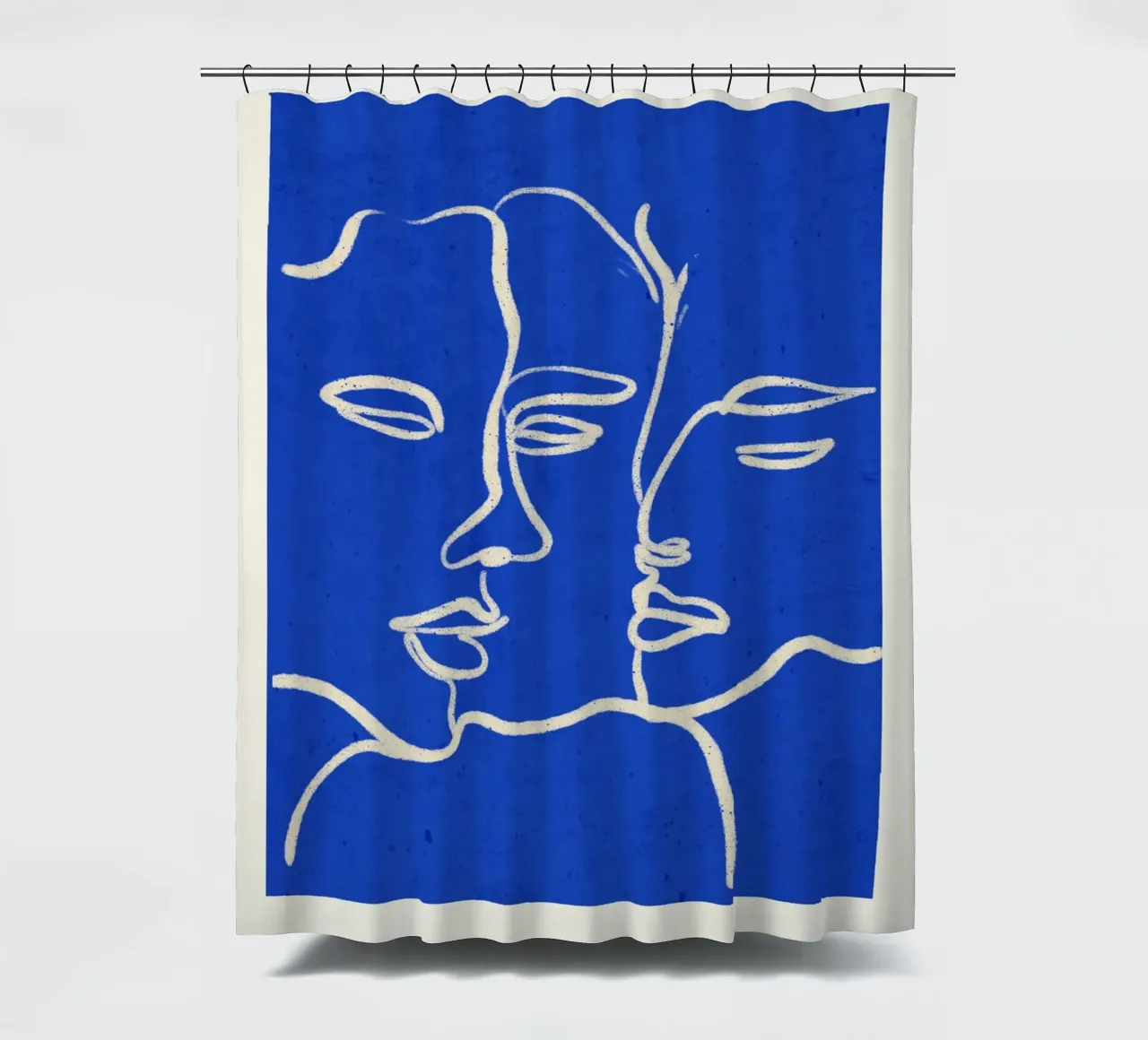 Three Faces Duschvorhang von ThingDesign