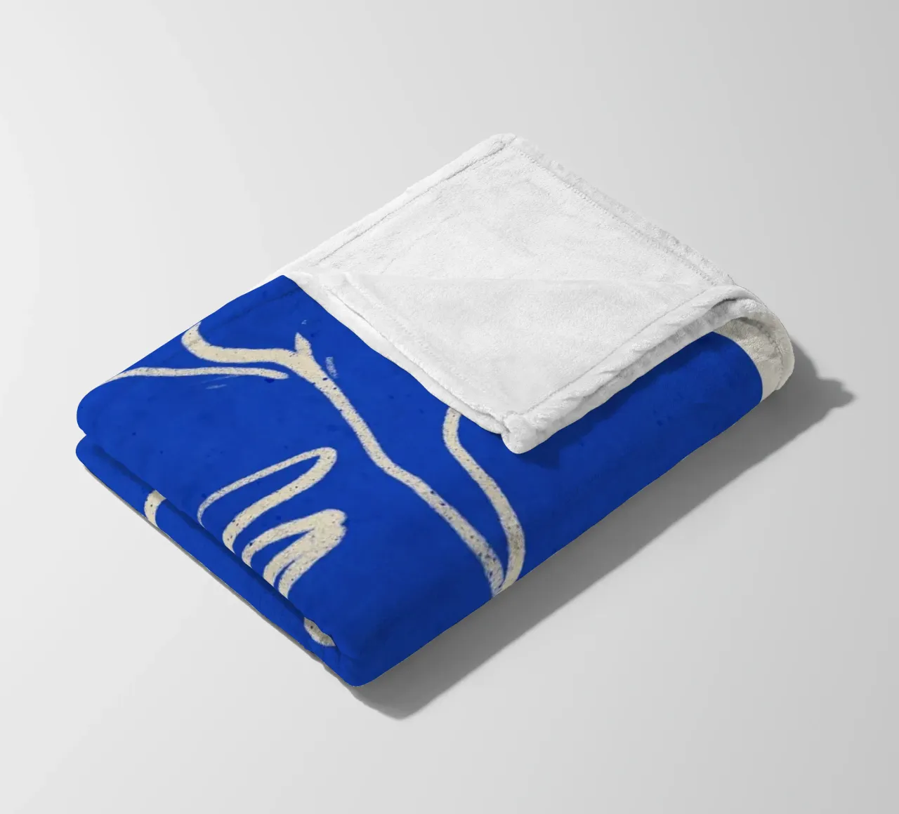 Three Faces fleece blanket by ThingDesign