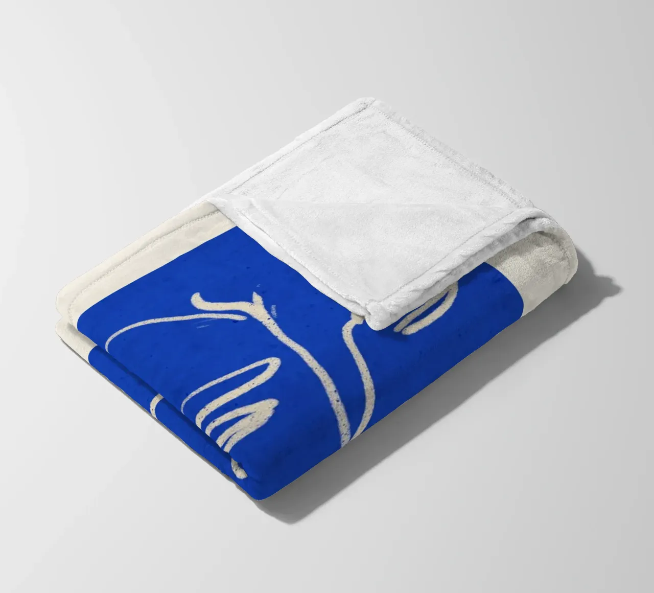 Three Faces fleece blanket by ThingDesign