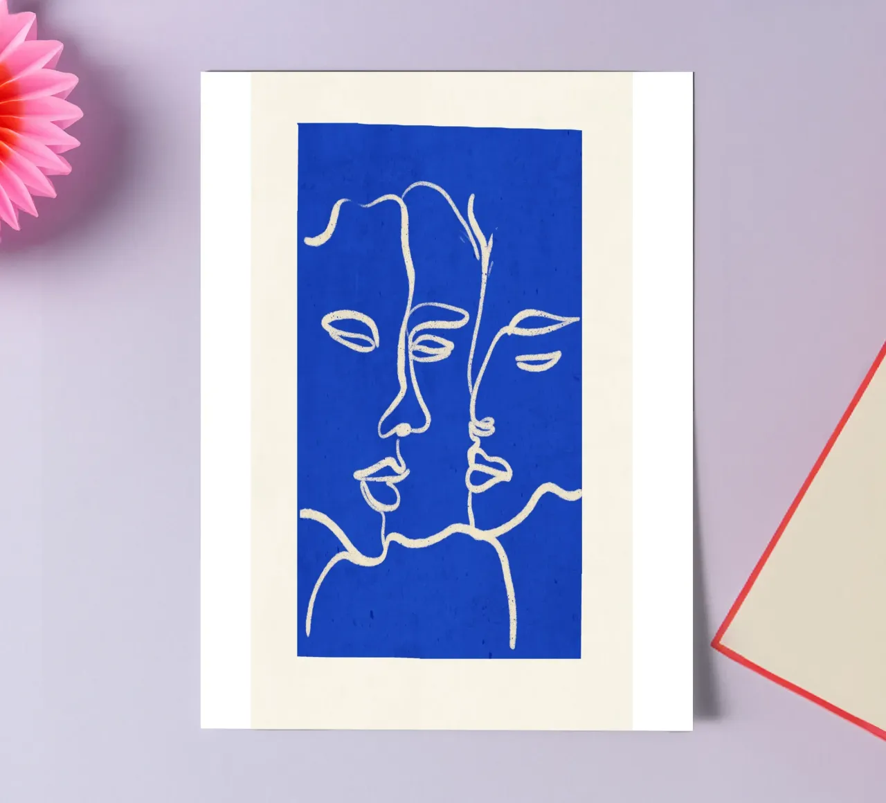 Three Faces sticker sheet by ThingDesign