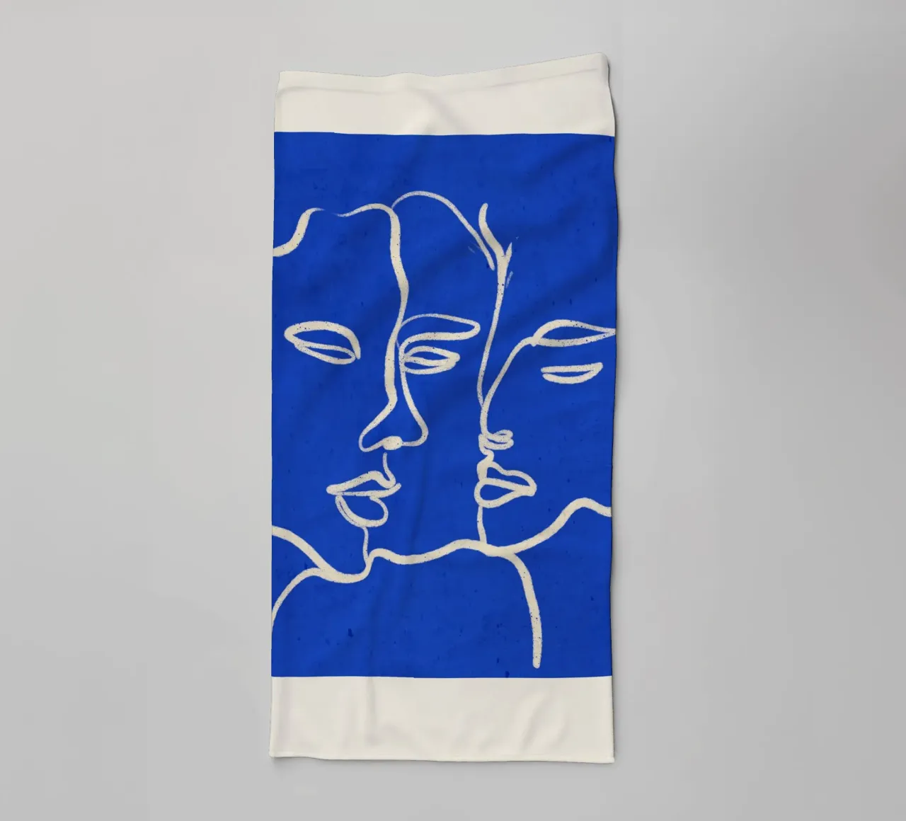 Three Faces towel by ThingDesign