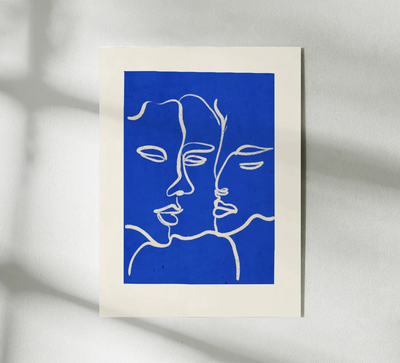 Drie gezichten acryl van ThingDesign