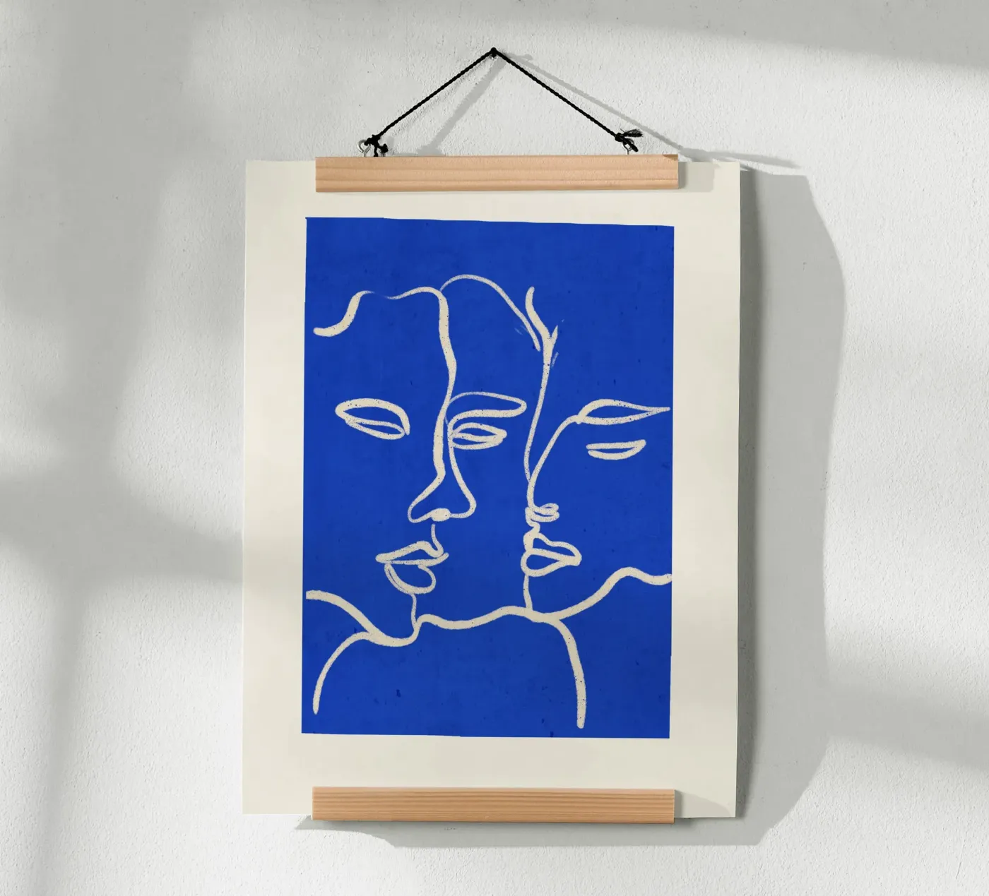 Drei Gesichter Poster von ThingDesign