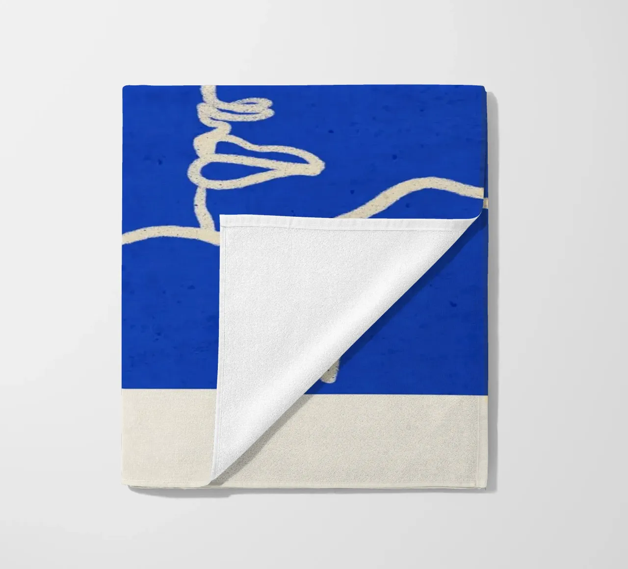 Three Faces beach towel by ThingDesign