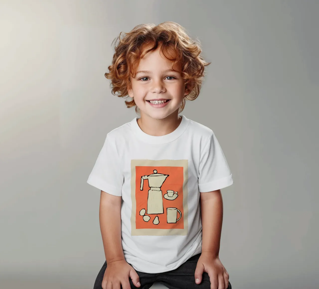 Servizio da caffè t-shirt bambini da ThingDesign
