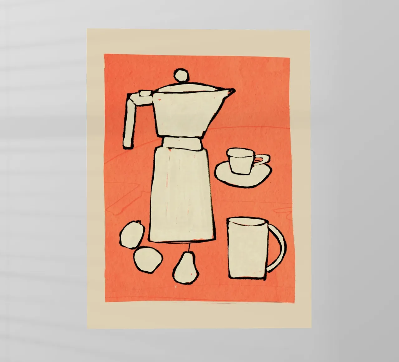 Servizio da caffè pellicola backlit da ThingDesign